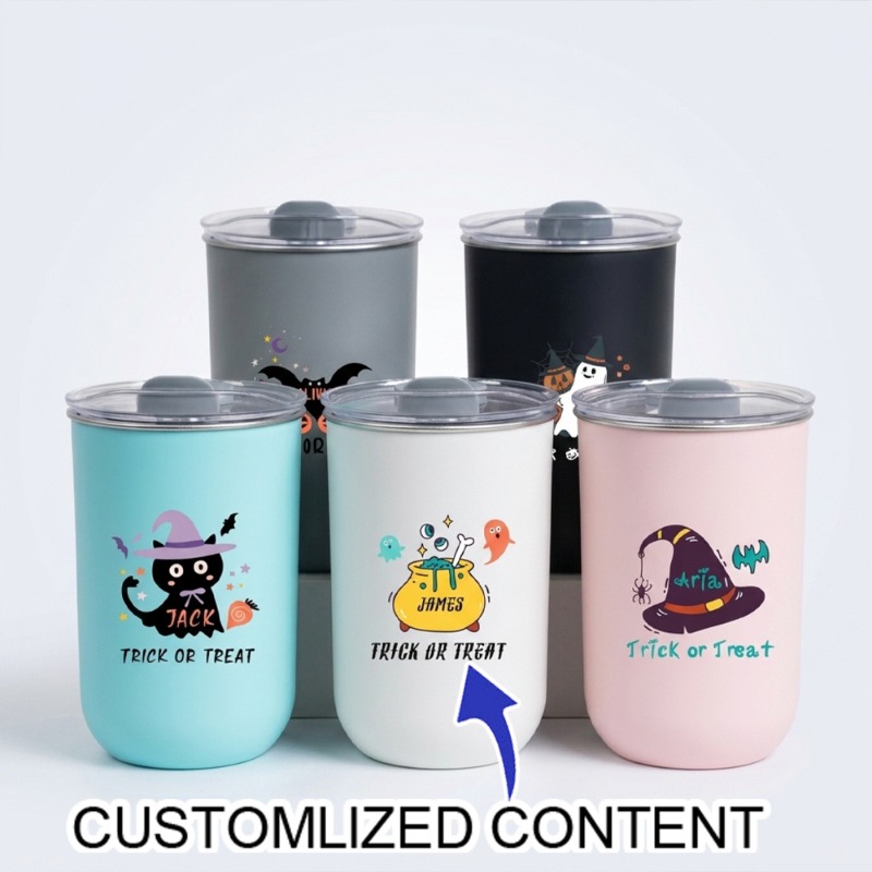 Coffee Equipment With Name - Tasse de voyage d'Halloween personnalisée et