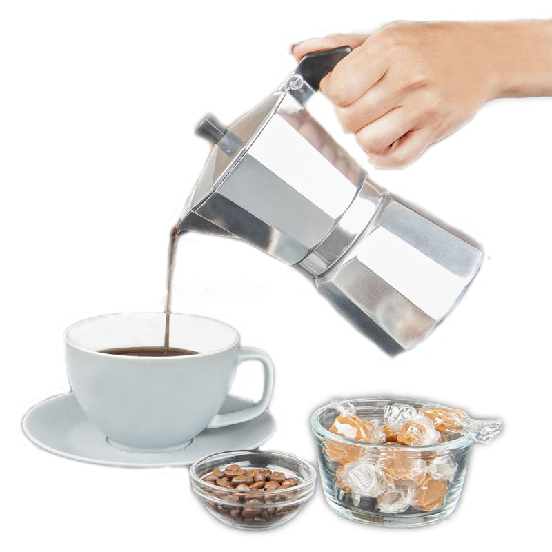 Coffee Equipment Wholesale - Cafetière à expresso en aluminium, cafetière