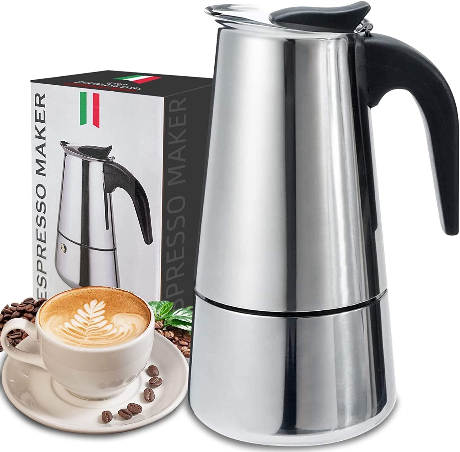 Coffee Equipment Wholesale - 4/6/9 Tasses Moka Pot Caffe Machine