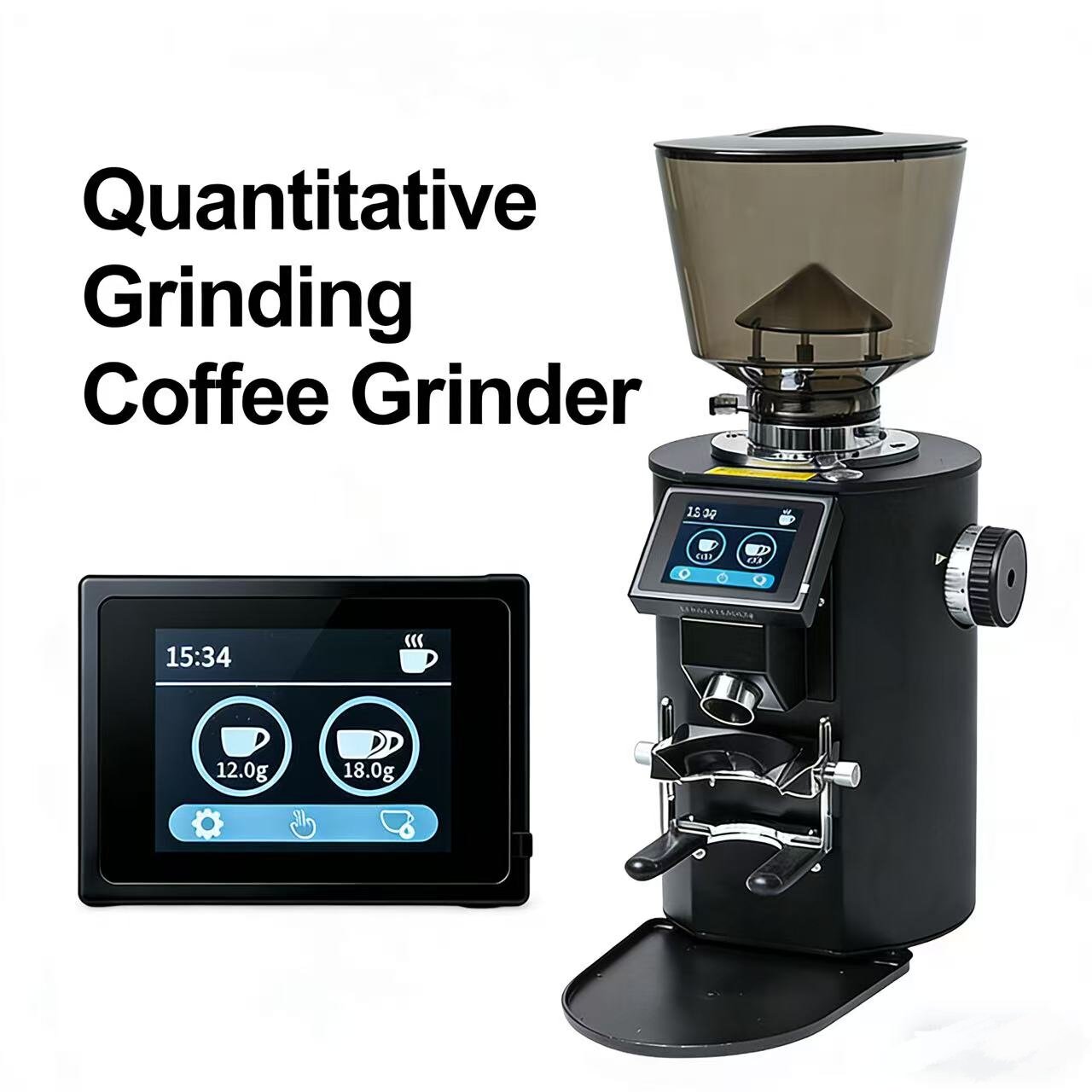 Coffee Grinder Burr Flat - Moulin à café professionnel commercial à