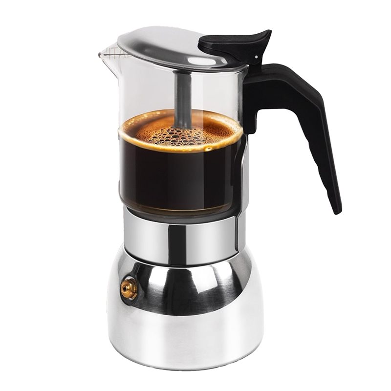 Coffee Equipment Wholesale - Cafetière Moka ABUI en verre transparent