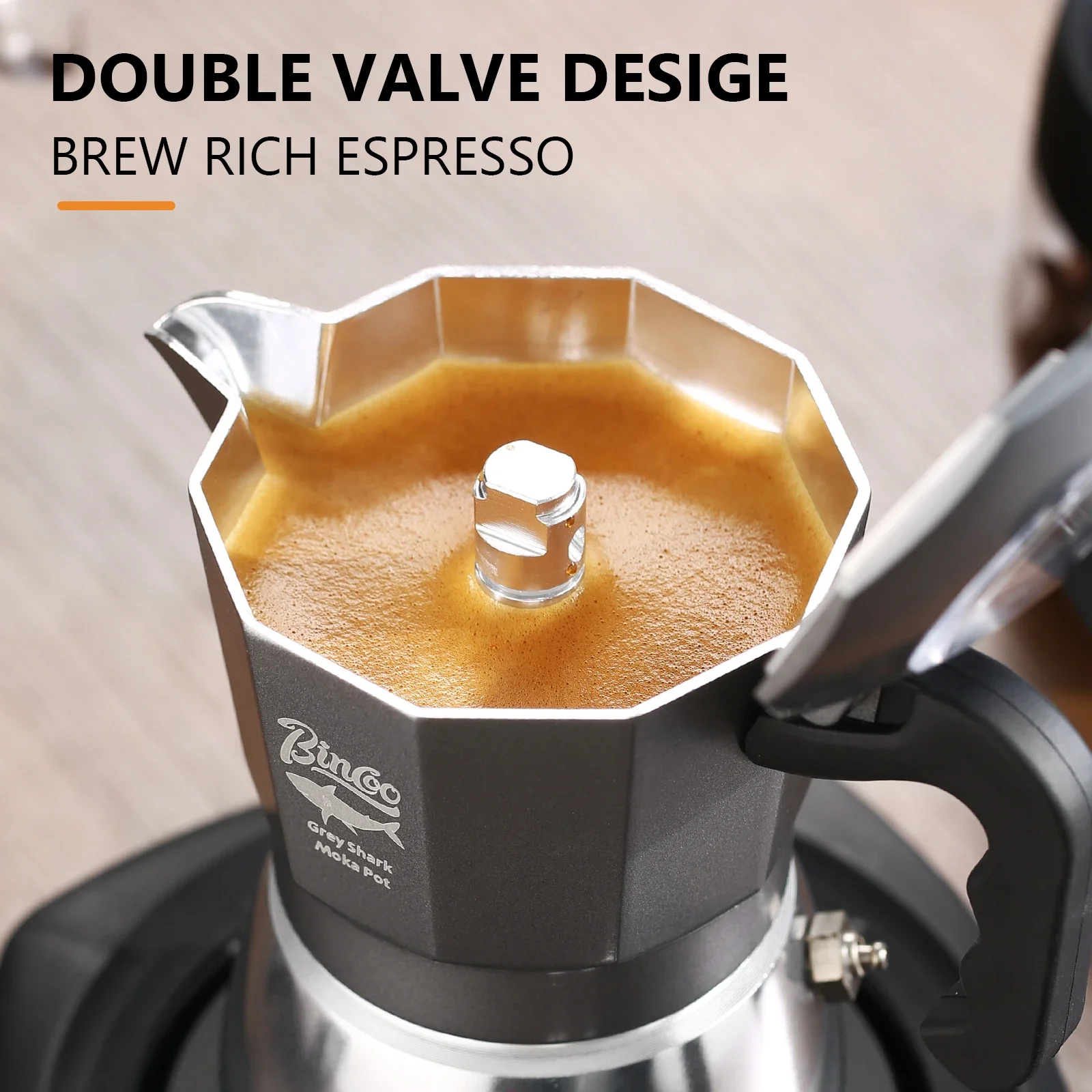Cafetière Moka Bincoo à double - Coffee Equipment Wholesale avis et prix