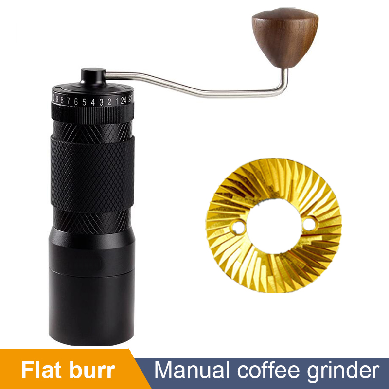 Moulin à café expresso portabl - Coffee Grinder Burr Flat avis et prix